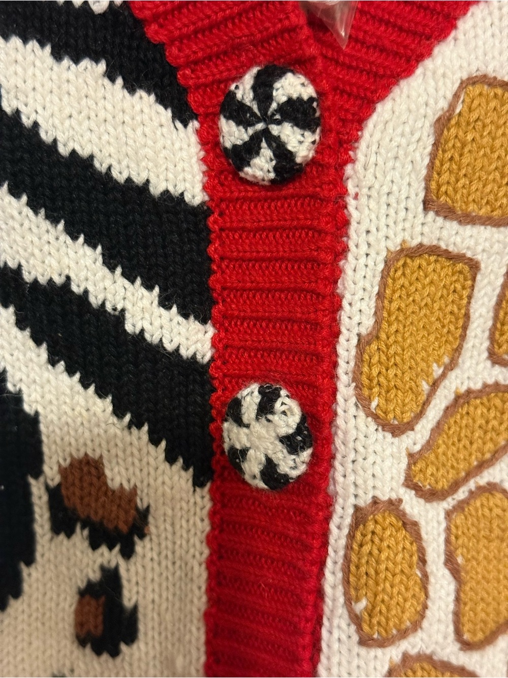 Vintage BEREK Heavy Hand Knit Sweater Safari Sz S NWT - Picture 7 of 8